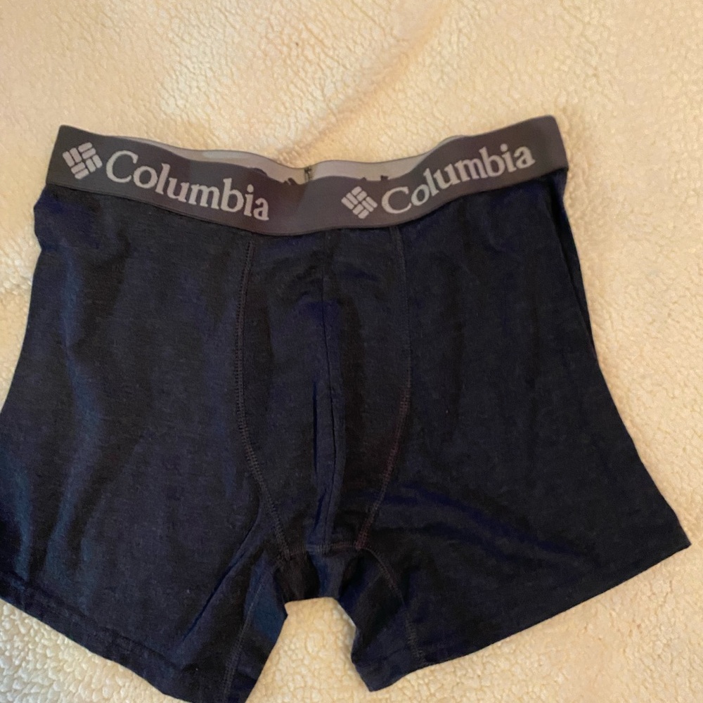 Columbia Black Performance Boxer Briefs Size Medium